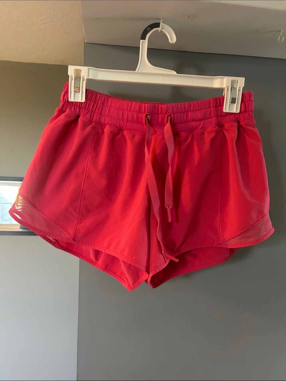 lululemon athletica Bright Pink Running Shorts with Drawstring